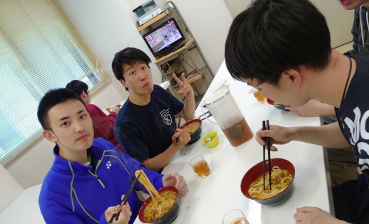 第一学生寮食堂(食事風景)