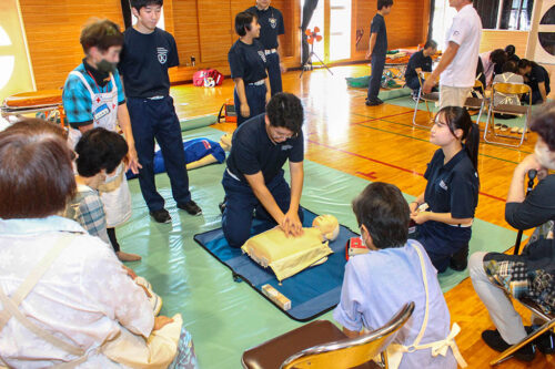 室根赤十字奉仕団BLS講座_イメージ10