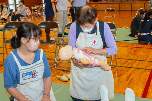 室根赤十字奉仕団BLS講座_イメージ24